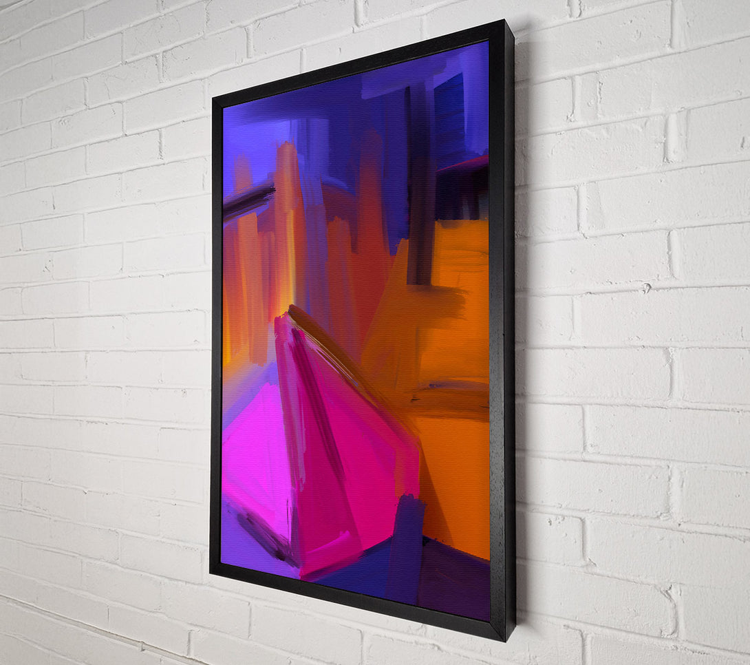  A Canvas Print of Magenta After Sunset Canvas Wall Art