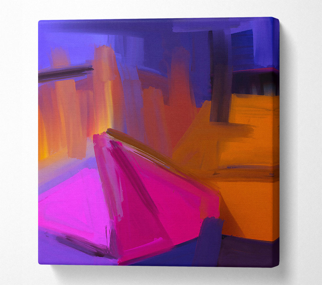  A Canvas Print of Magenta After Sunset Canvas Wall Art