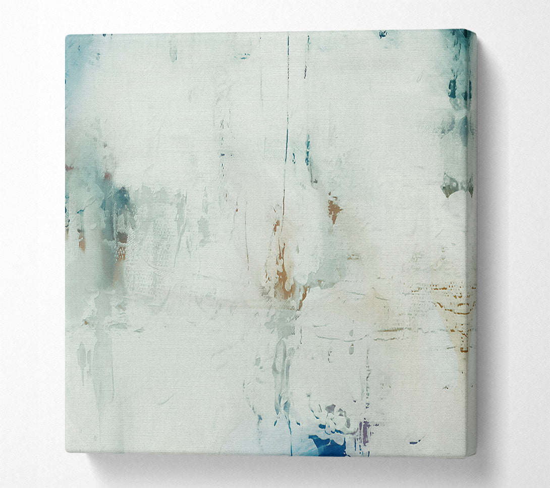  A Canvas Print of Pale Blue Abstract Canvas Wall Art