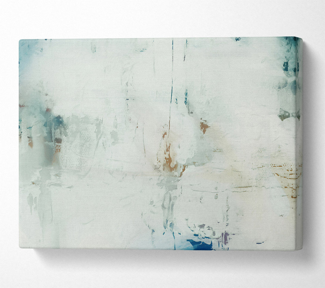  A Canvas Print of Pale Blue Abstract Canvas Wall Art