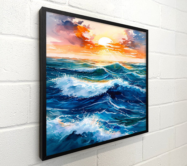 Ocean Blue Sunset