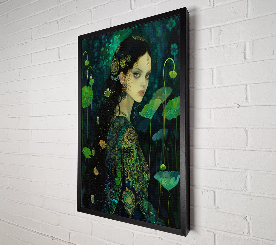  A Canvas Print of Emerald Enchantress Canvas Print