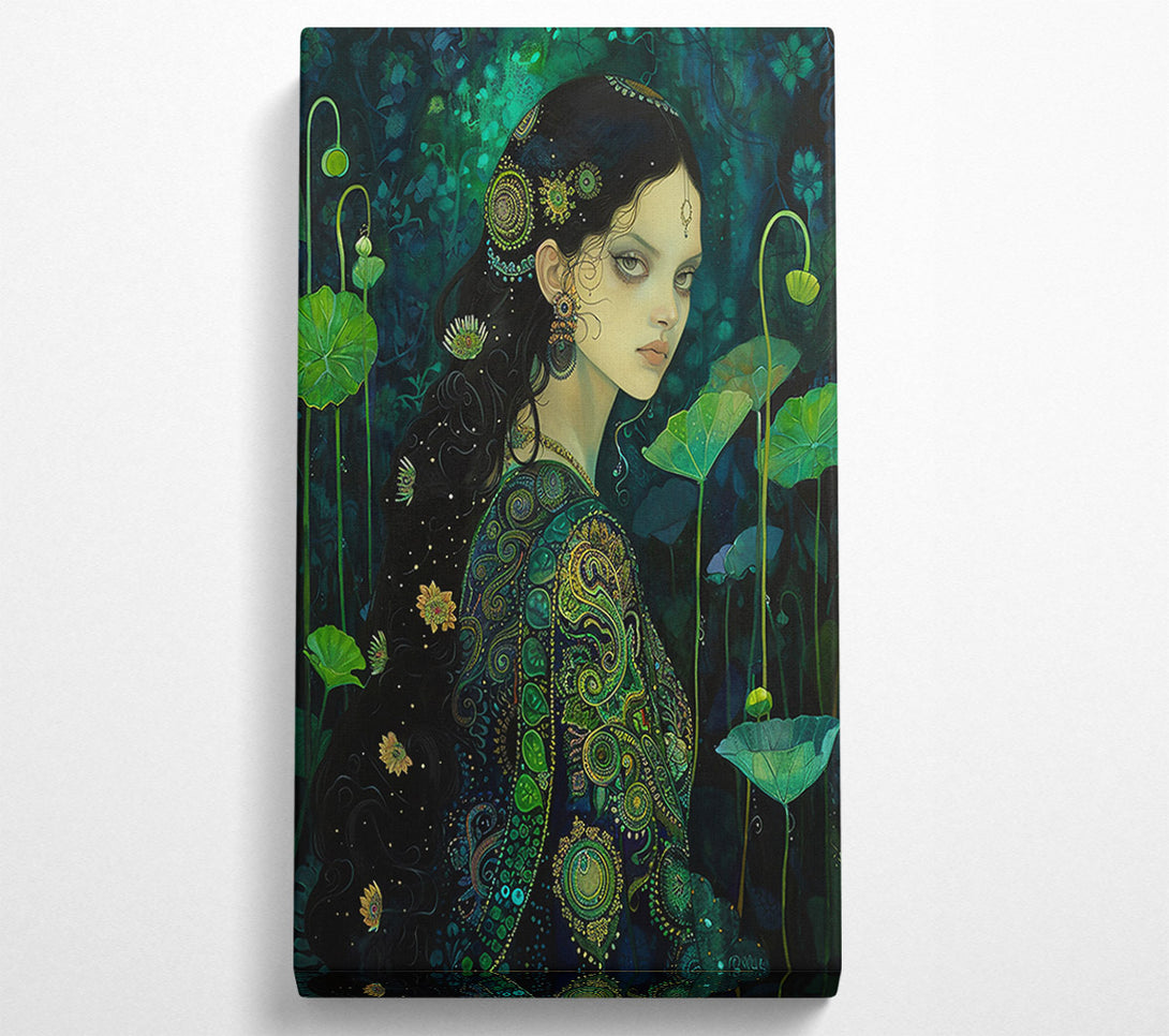  A Canvas Print of Emerald Enchantress Canvas Print