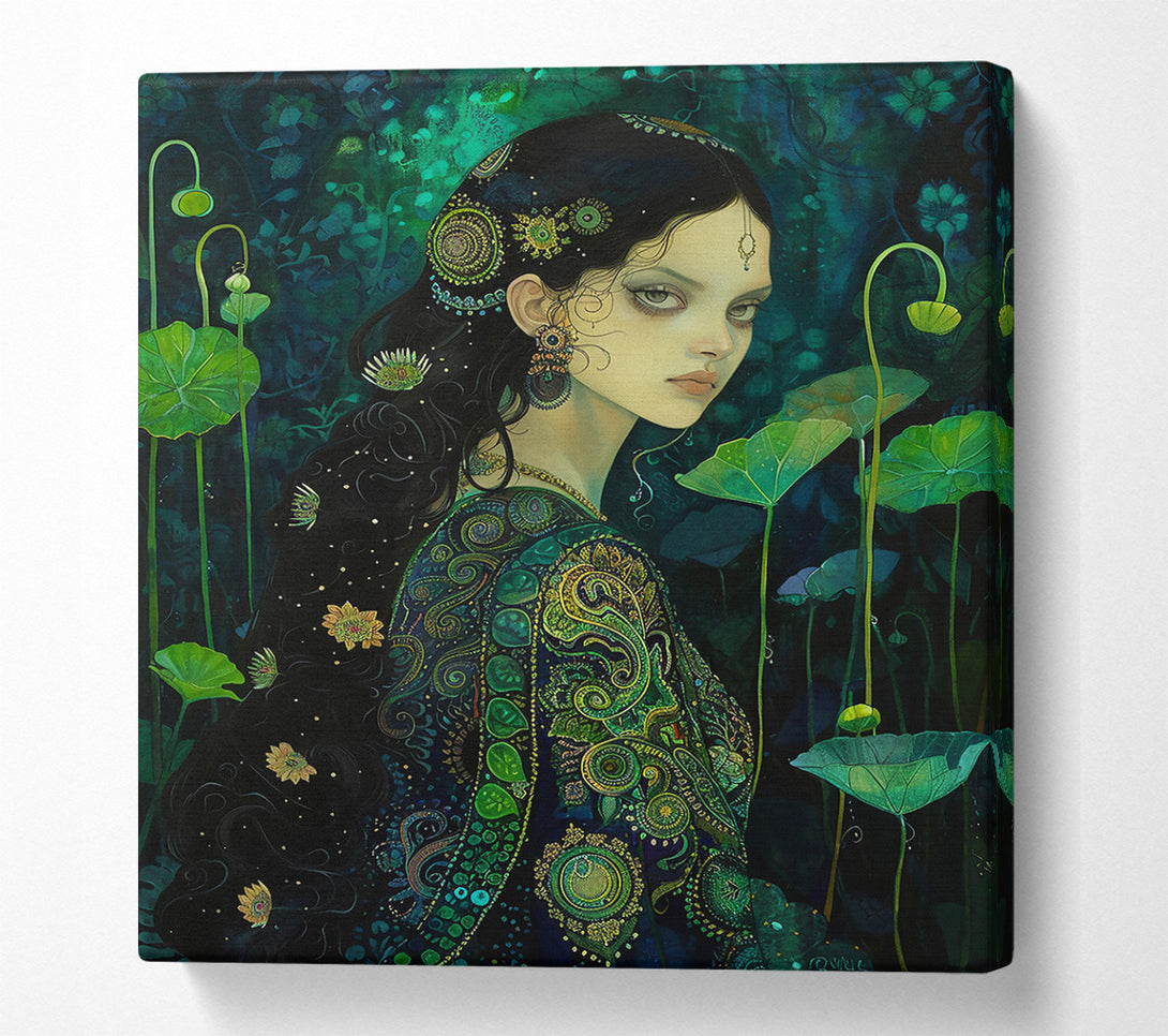  A Canvas Print of Emerald Enchantress Canvas Print