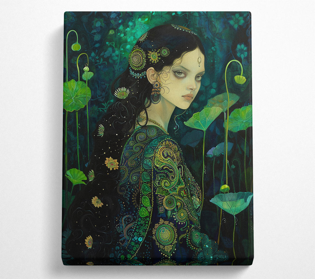  A Canvas Print of Emerald Enchantress Canvas Print