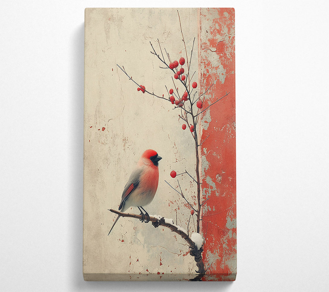  A Canvas Print of Crimson Winter Song Canvas Art