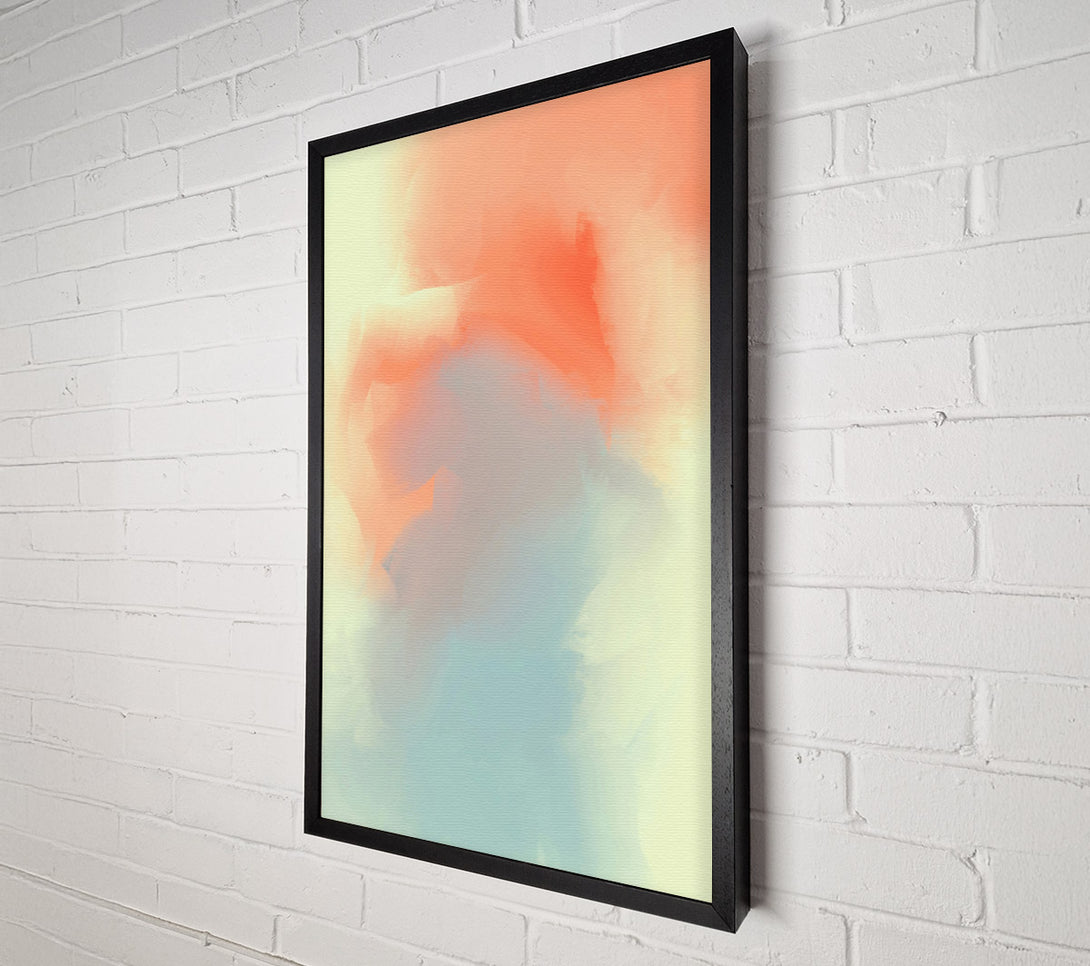  A Canvas Print of Pale Peach Dreamscape Canvas Wall Art