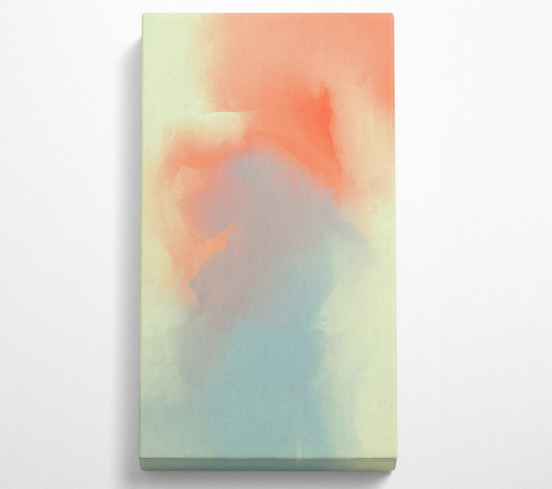  A Canvas Print of Pale Peach Dreamscape Canvas Wall Art