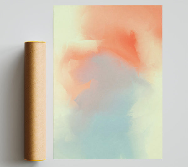 Pale Peach Dreamscape Print