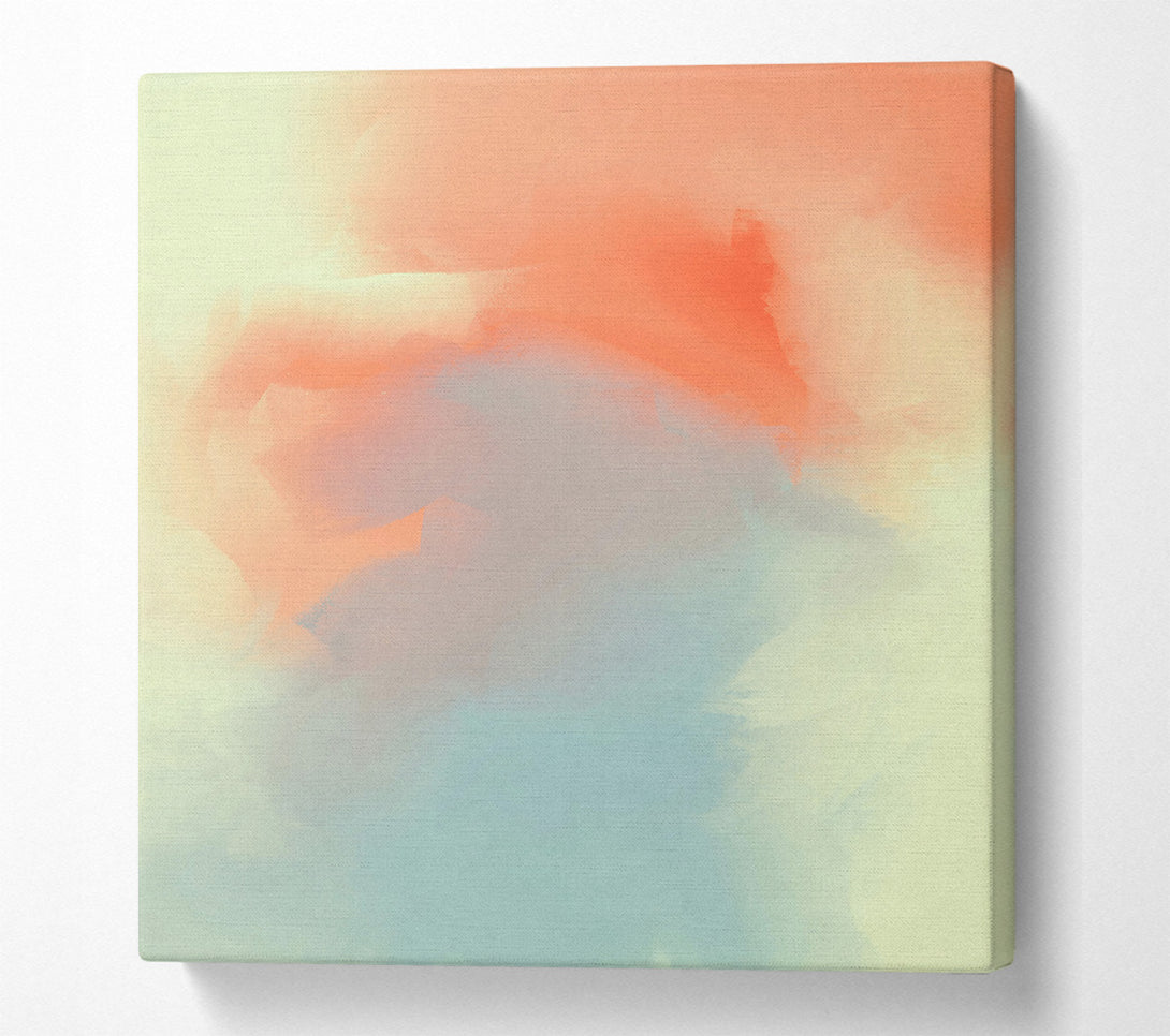  A Canvas Print of Pale Peach Dreamscape Canvas Wall Art