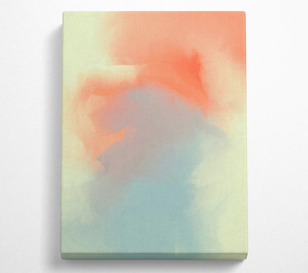  A Canvas Print of Pale Peach Dreamscape Canvas Wall Art