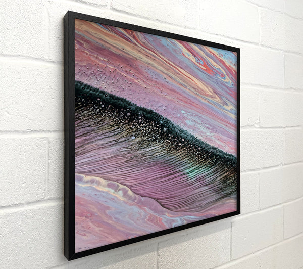 Lavender Swirling Waves