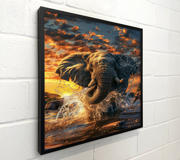 Golden Elephant Splash