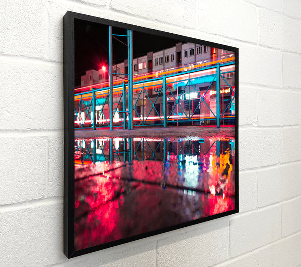 Red City Reflection