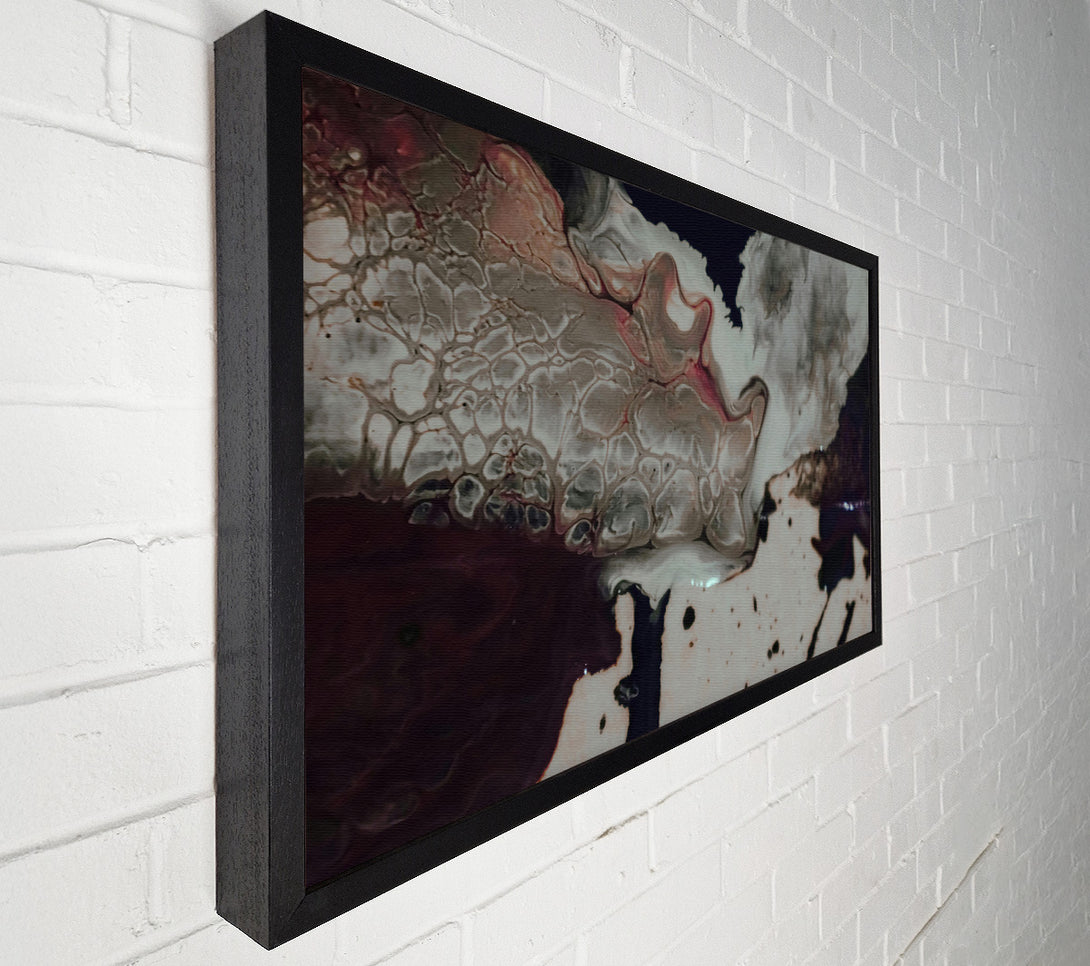  A Canvas Print of Silver And Crimson Flow Canvas Art