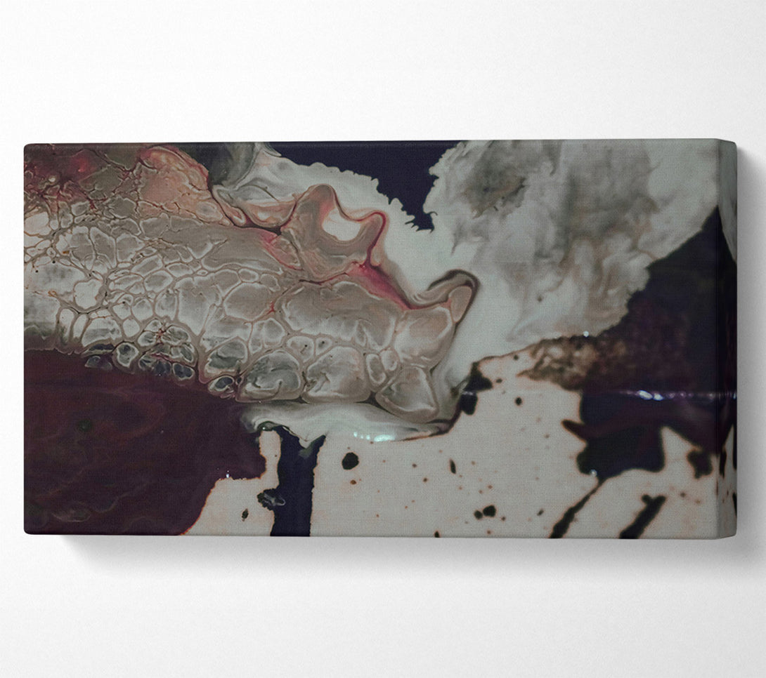  A Canvas Print of Silver And Crimson Flow Canvas Art