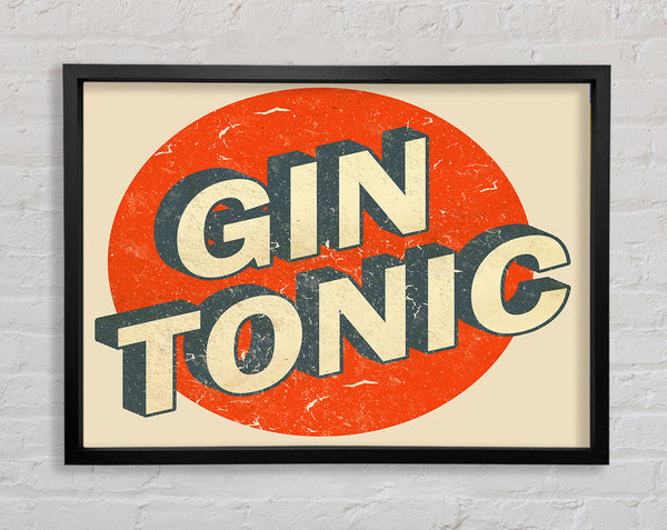 Gin Tonic Framed Print