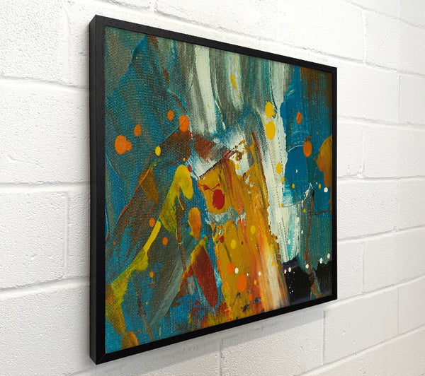 Teal Splashes Of Joy