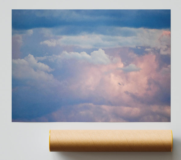 Pink Cloudscape Dreams Poster