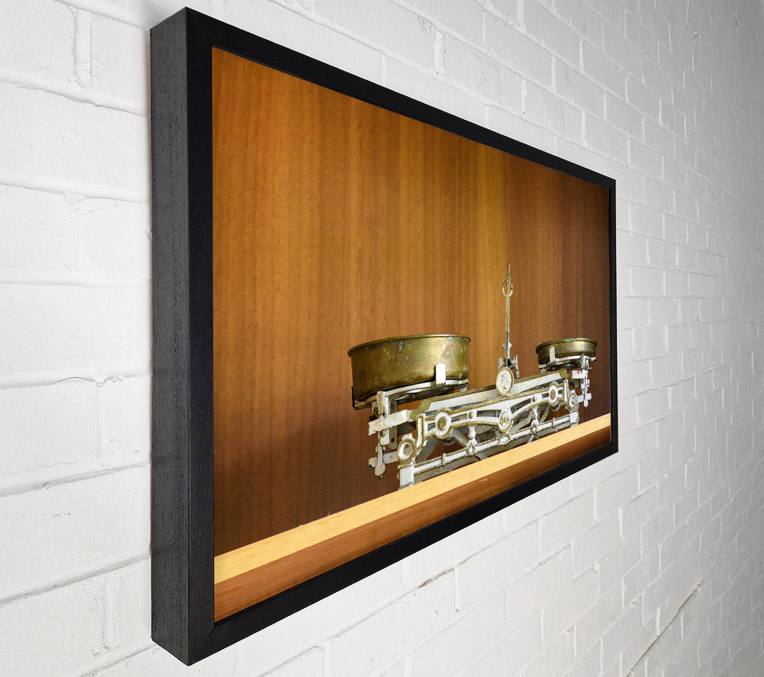  A Canvas Print of Brass Antique Scale Canvas Wall Art