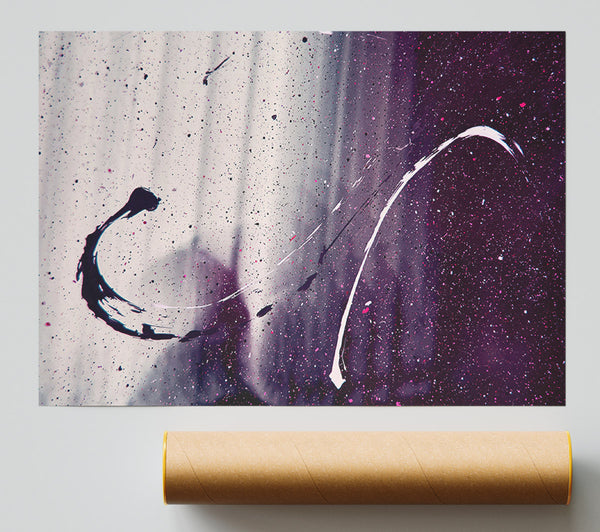 Purple Cosmic Drifts Print