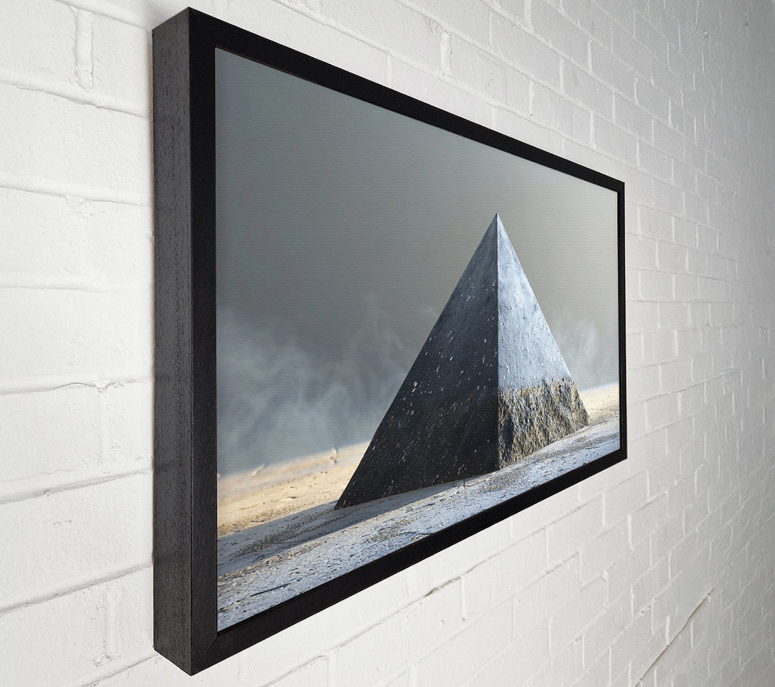  A Canvas Print of The Grey Pyramid Canvas Art