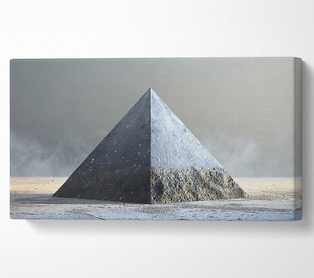  A Canvas Print of The Grey Pyramid Canvas Art