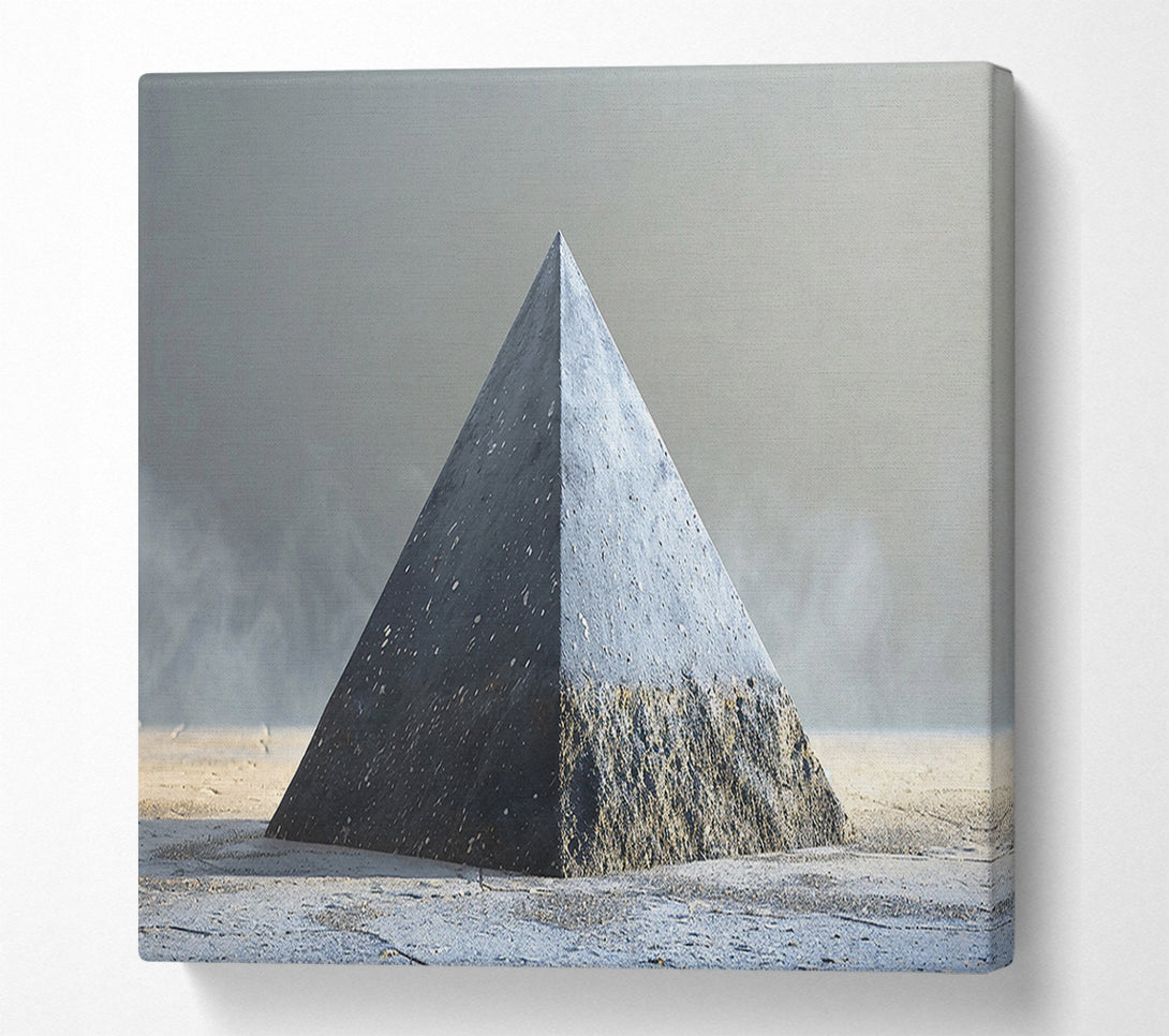  A Canvas Print of The Grey Pyramid Canvas Art