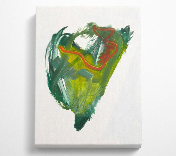  A Canvas Print of Emerald Serpent'S Dance Canvas Art