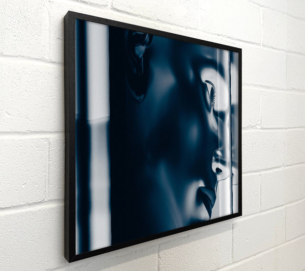 Indigo Glass Reflection
