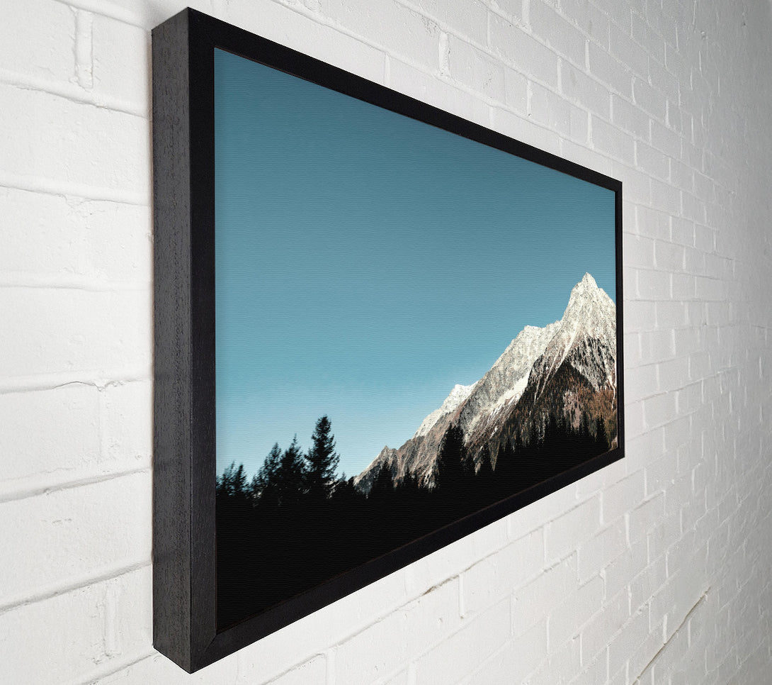  A Canvas Print of Azure Mountain Peak Canvas Wall Art