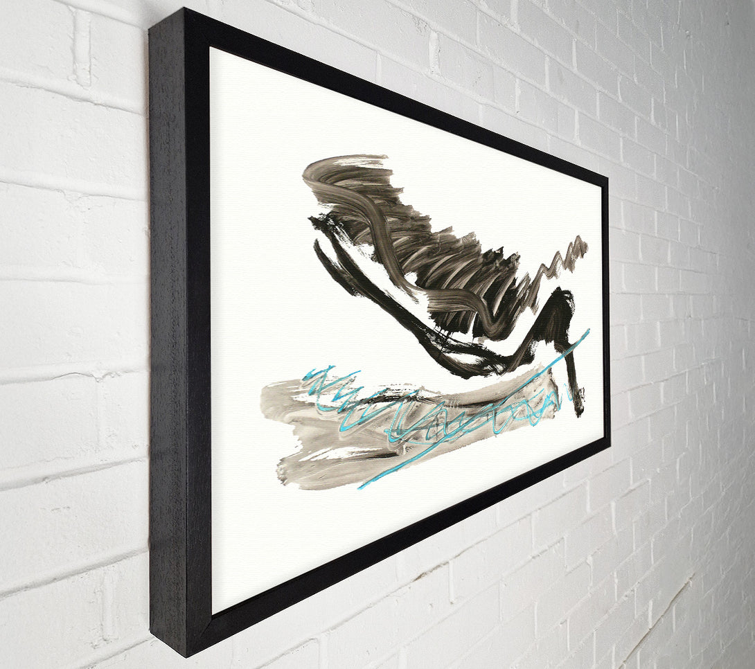  A Canvas Print of Black Lines And Blue Sky Canvas Print