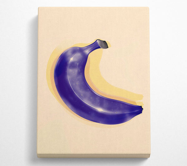  A Canvas Print of Cosmic Violet Banana Canvas Wall Art