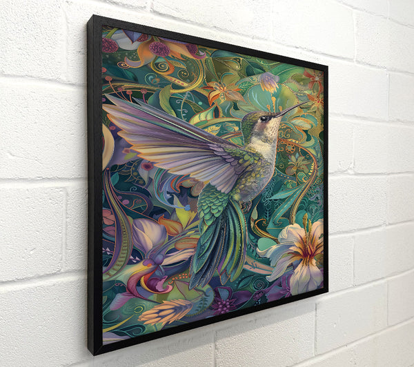 Emerald Hummingbird Bloom