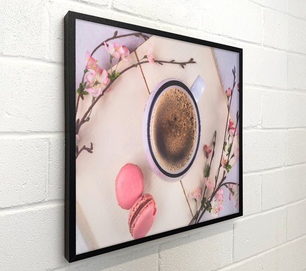 Pink Coffee And Blooms