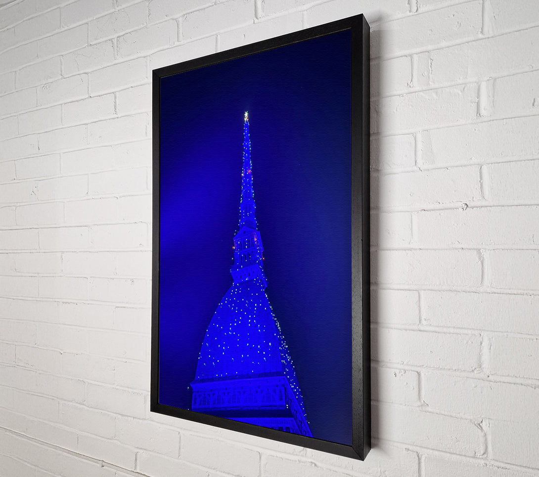  A Canvas Print of Blue Night Spire Canvas Art