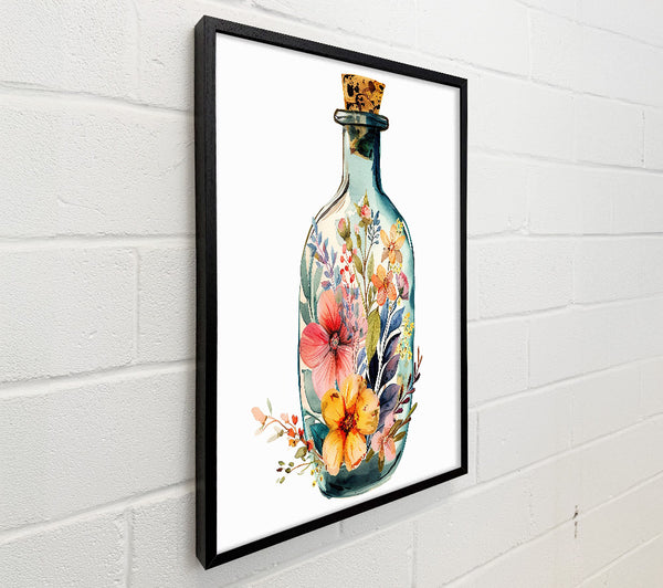 Glass Bottle Flowers