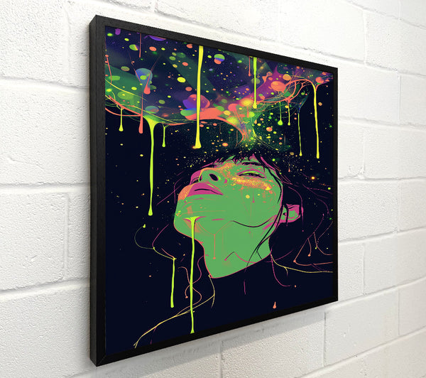 Green Cosmic Drips