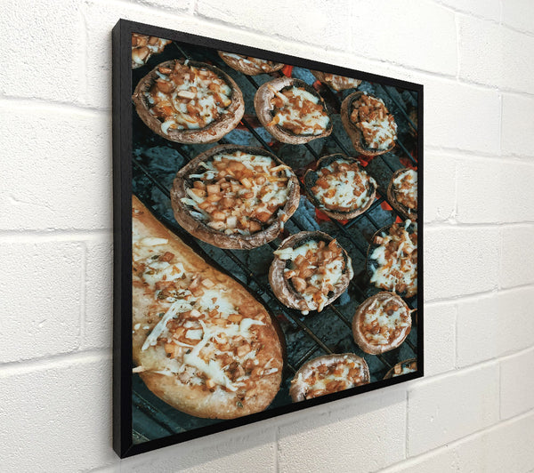 Golden Brown Mushroom Feast