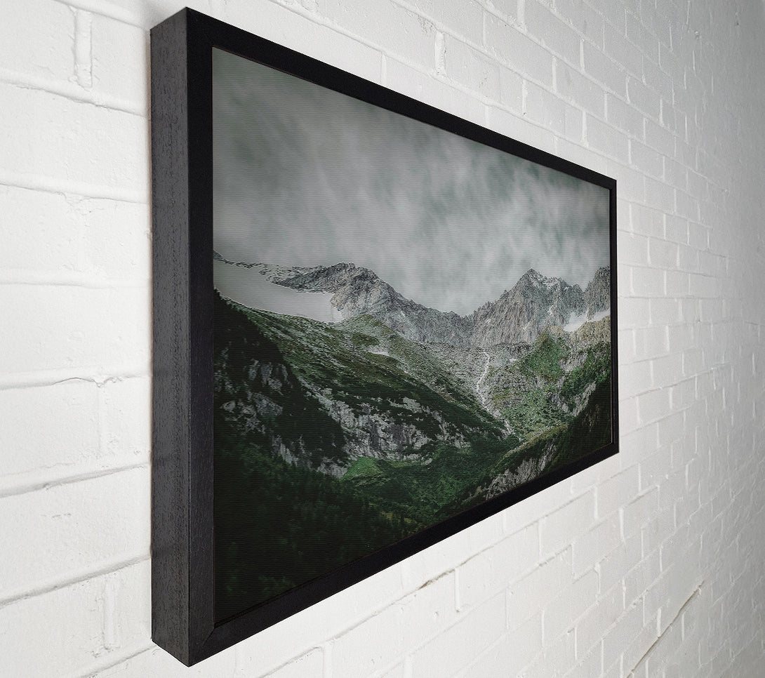  A Canvas Print of Grey Mountain Dreamscapes Canvas Print
