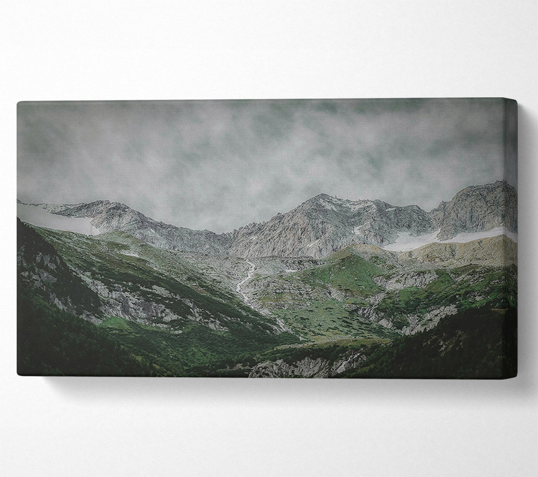  A Canvas Print of Grey Mountain Dreamscapes Canvas Print