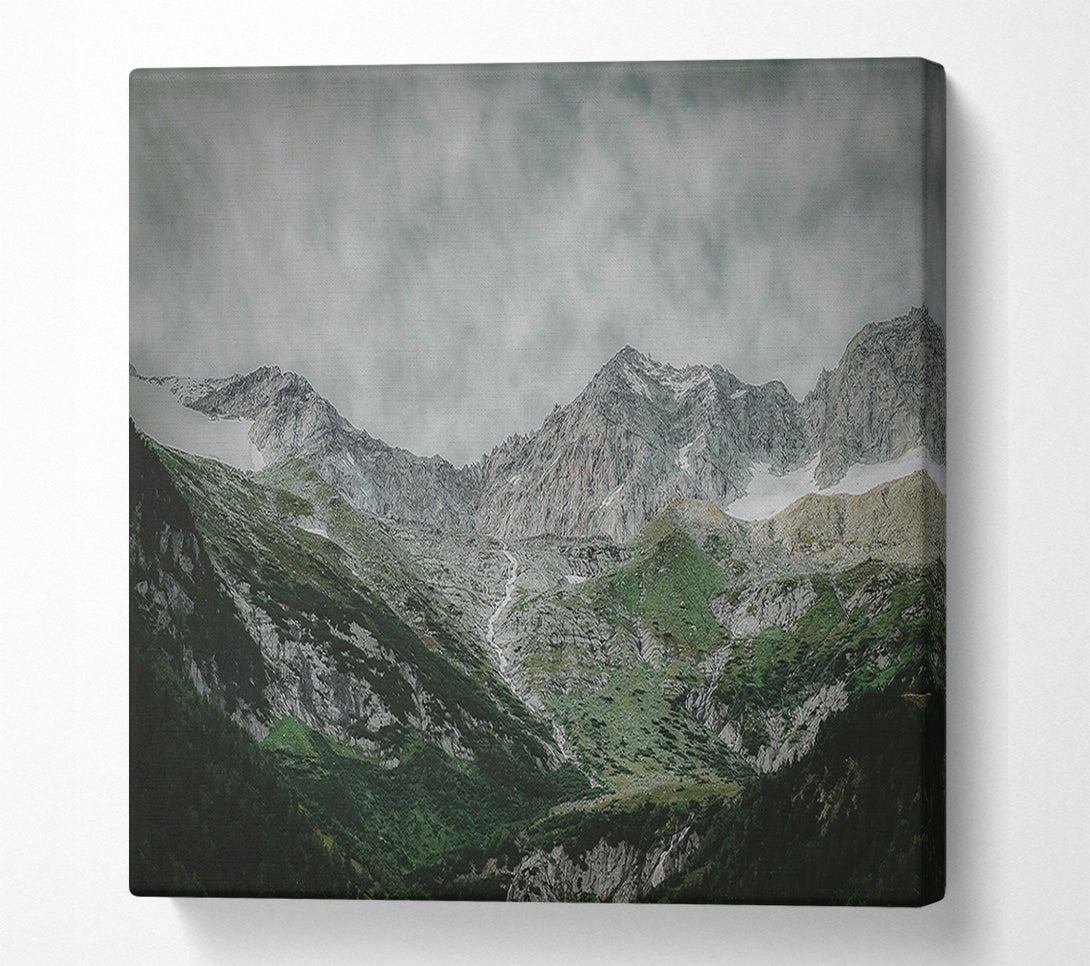  A Canvas Print of Grey Mountain Dreamscapes Canvas Print