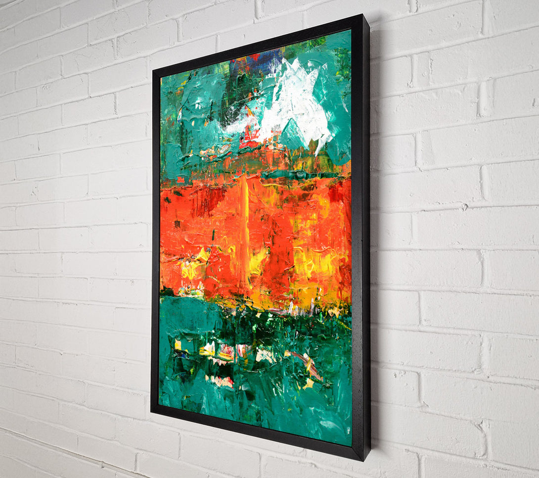  A Canvas Print of Emerald Fire Sky Canvas Art
