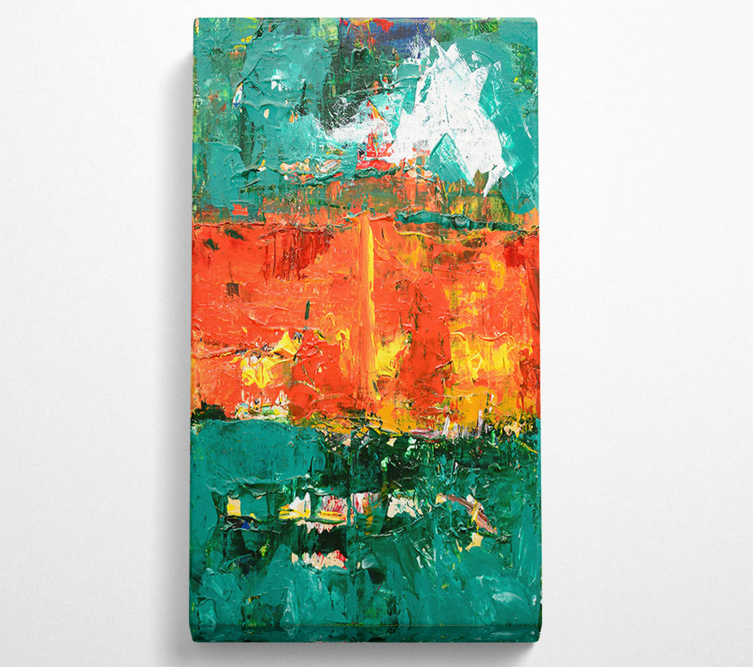  A Canvas Print of Emerald Fire Sky Canvas Art