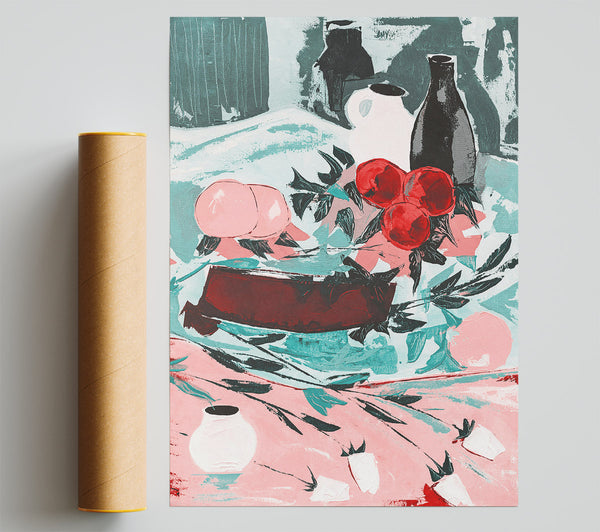 Pink Still Life Giclee Print