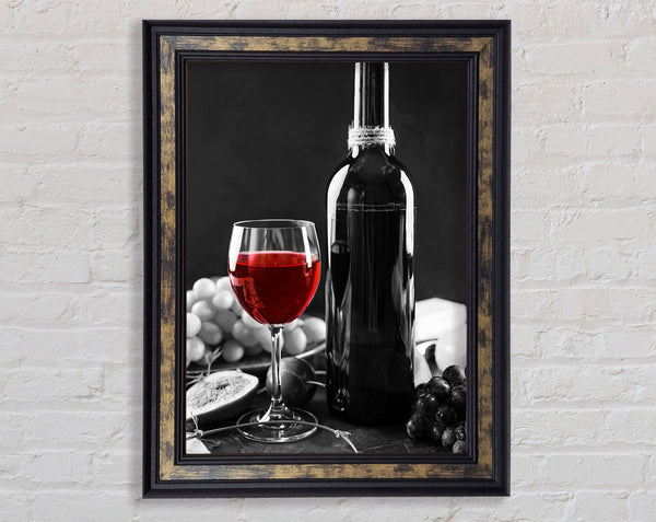 Glass Of Wine Framed Print