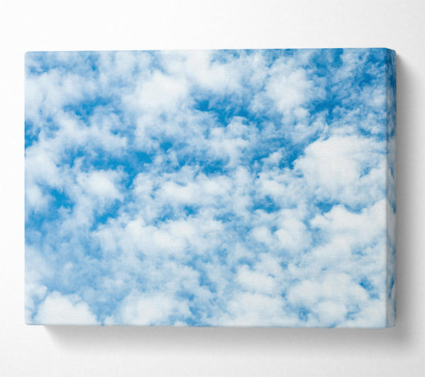  A Canvas Print of Azure Cloud Symphony Canvas Art