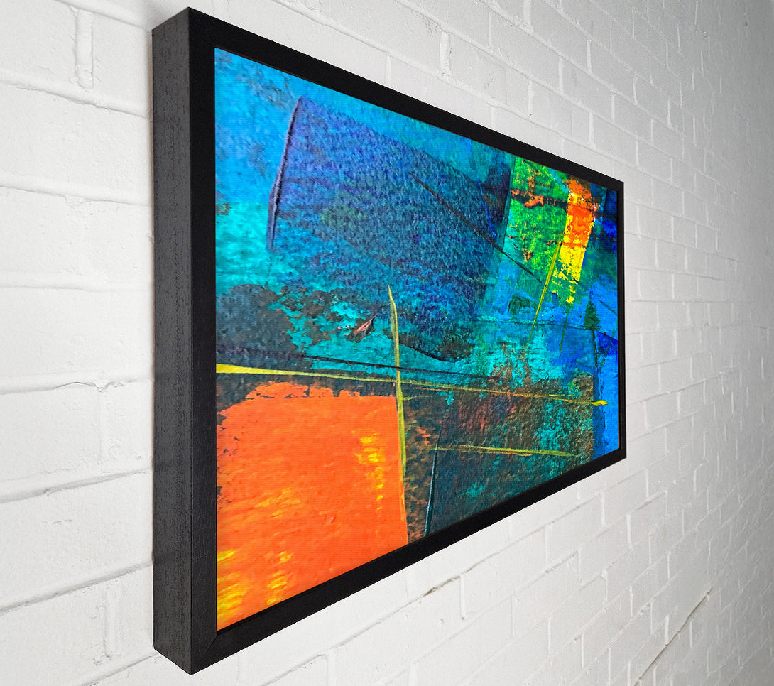  A Canvas Print of Blue Lines And Dreams Canvas Wall Art