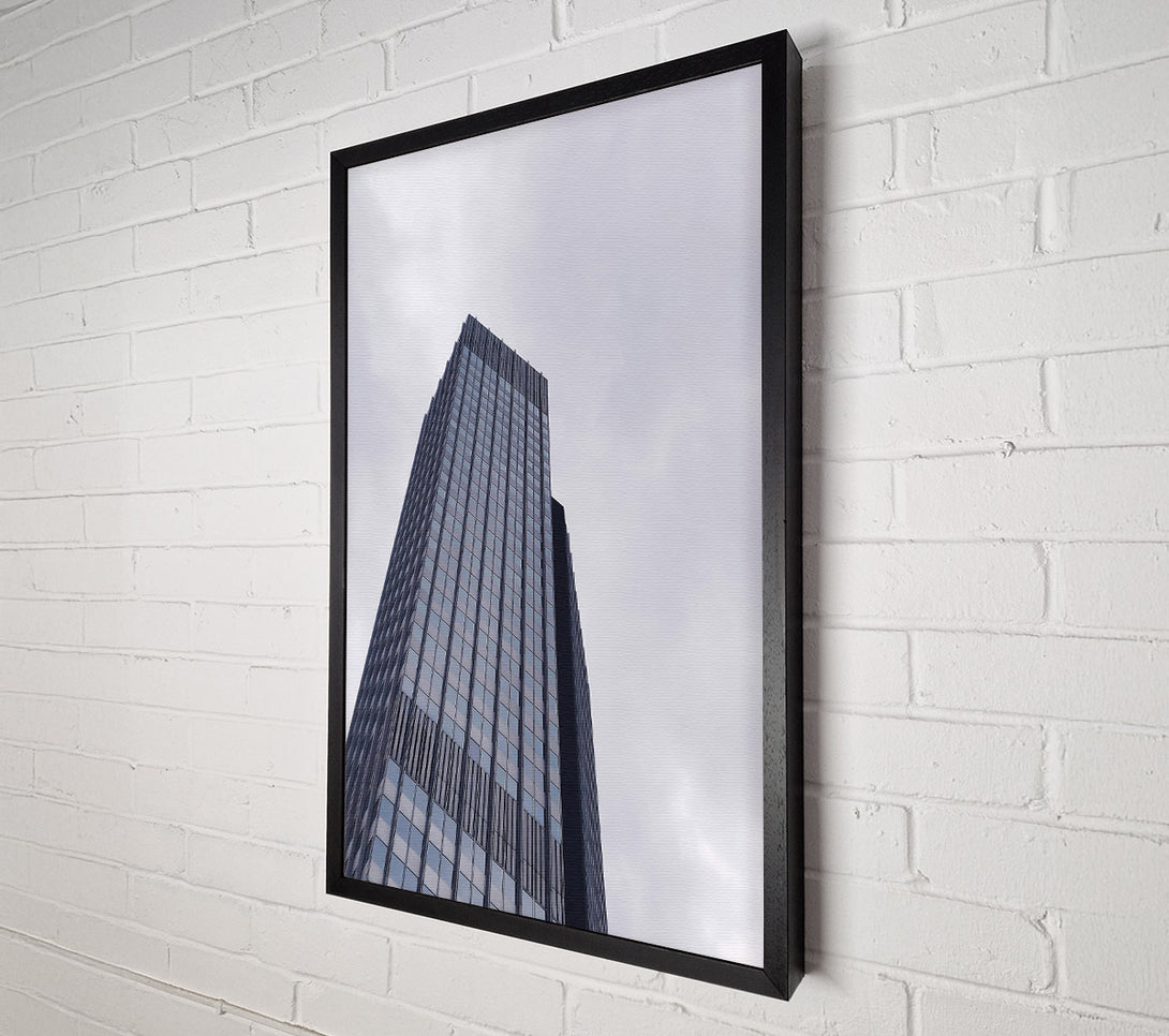  A Canvas Print of Gray Tower Reaching Up Canvas Wall Art