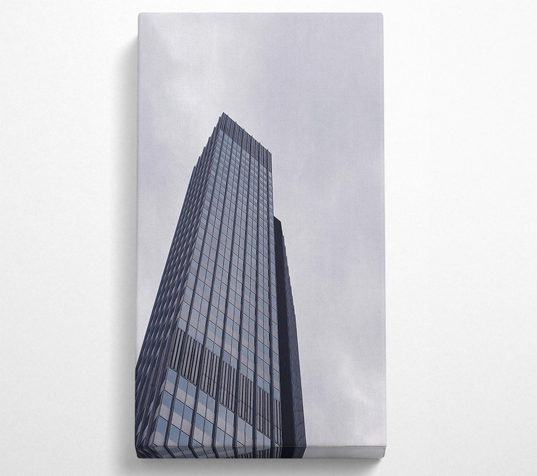  A Canvas Print of Gray Tower Reaching Up Canvas Wall Art